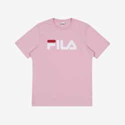 Fila Linear Logo - Miesten Poolopaita - Pinkki | FI-23008